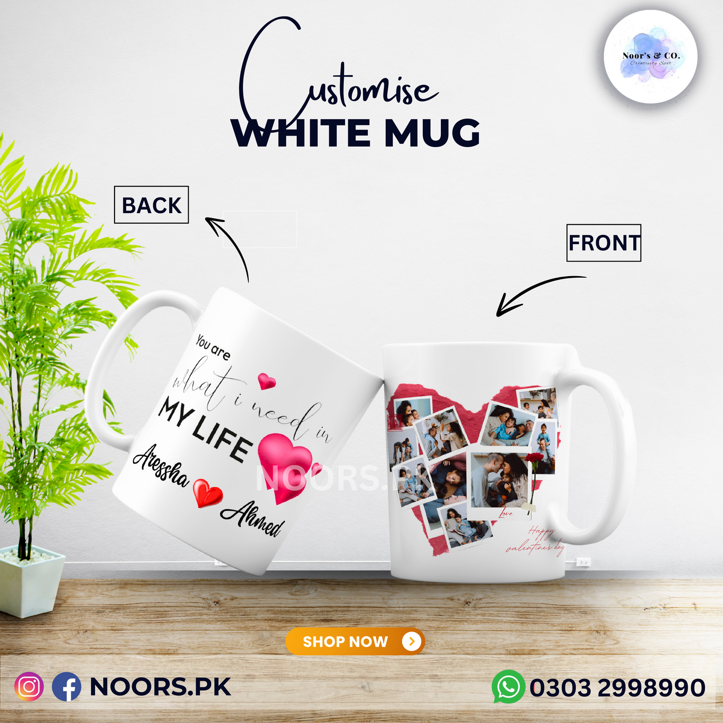 CUSTOMISE MUG