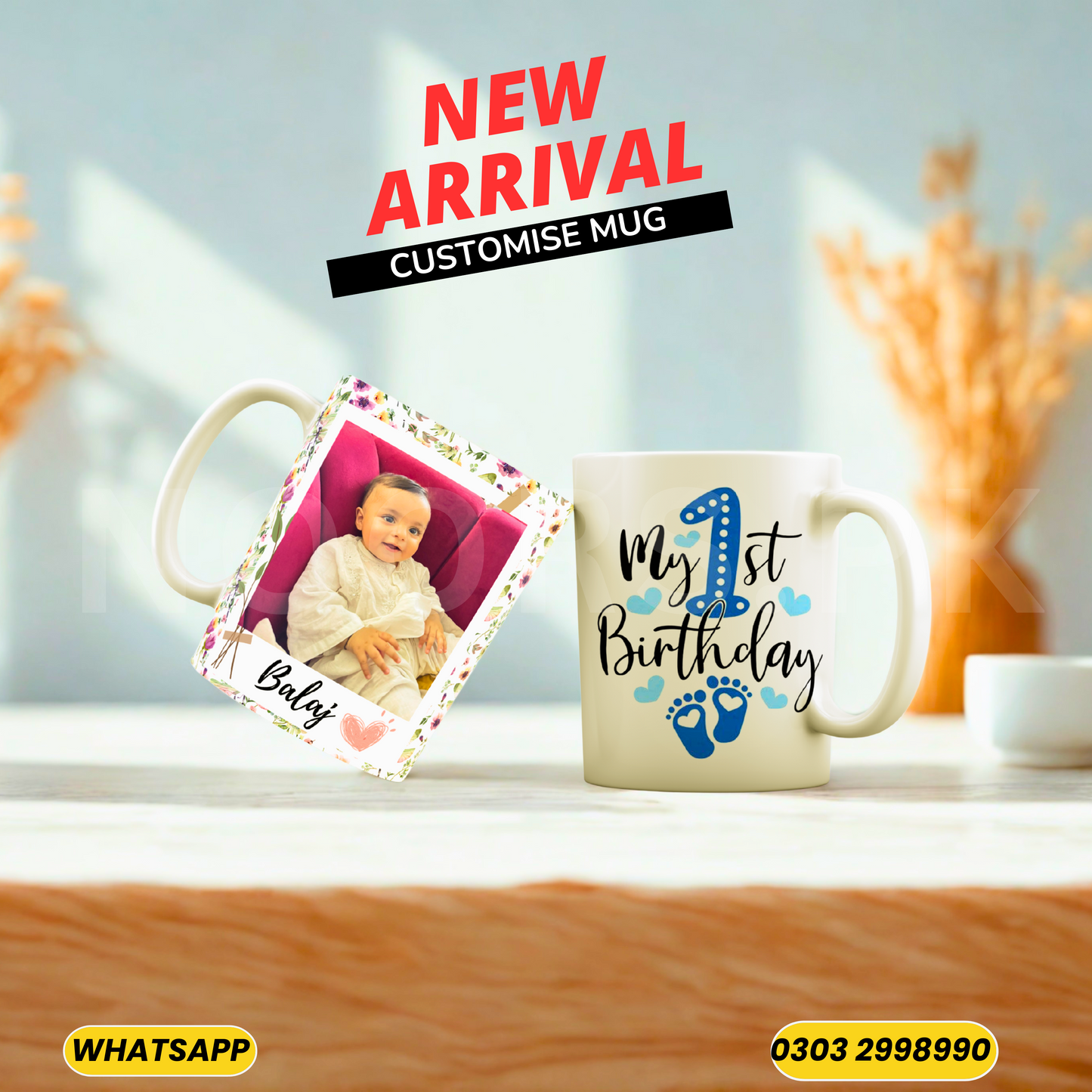 CUSTOMISE MUG