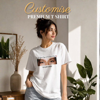 Customise T-Shirt - Premium Fabric - Open Parcel Before Payment