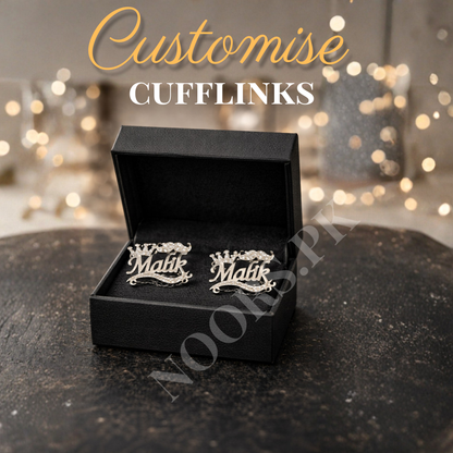 Premium Eid Gift Box – Suit & Custom Name Studd | Free Delivery 🎁
