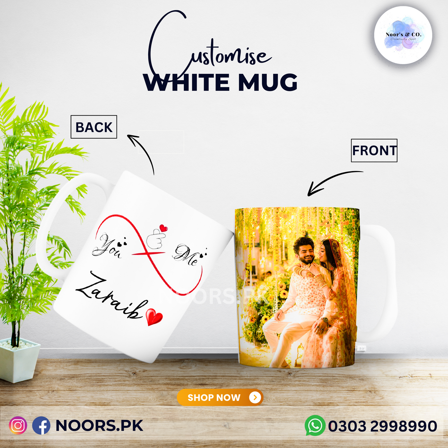 CUSTOMISE MUG