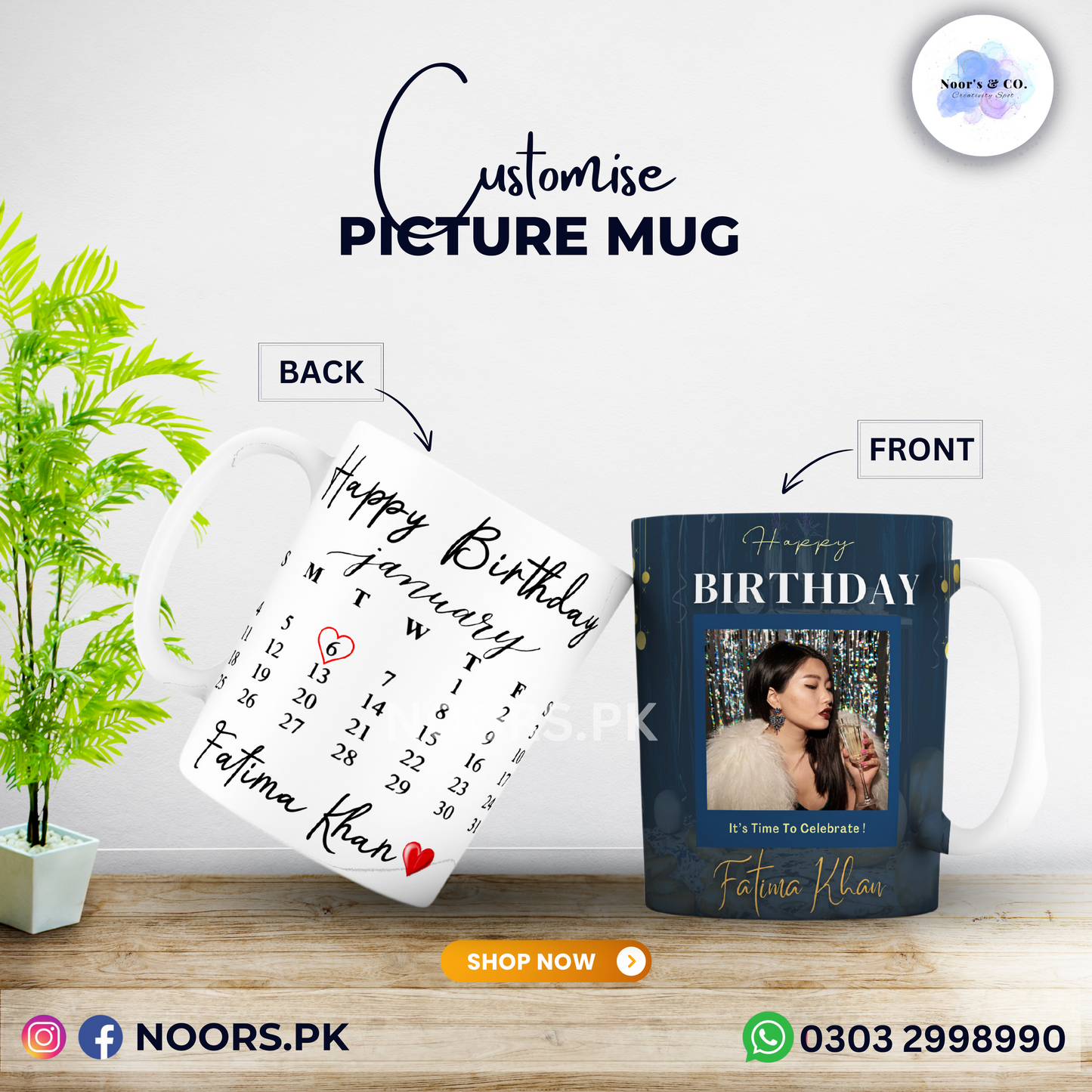 CUSTOMISE MUG
