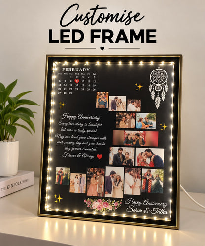 Personalized Custom LED Photo Frame 🎁 | Free Delivery 🚚✨